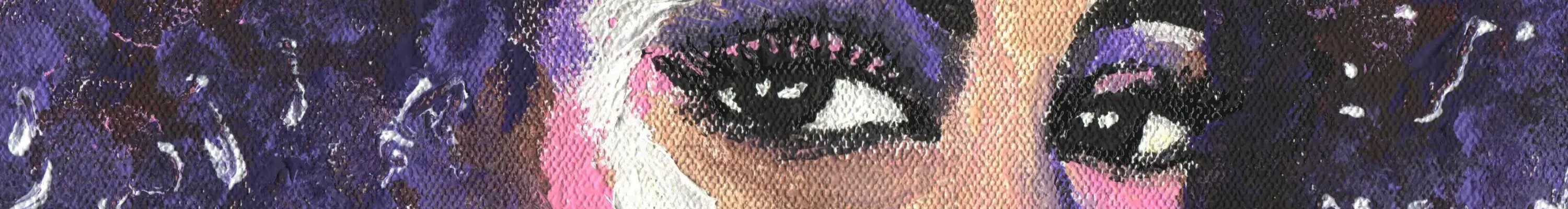 A SmartLF ivo 6000 scanning. African woman on canvas.
